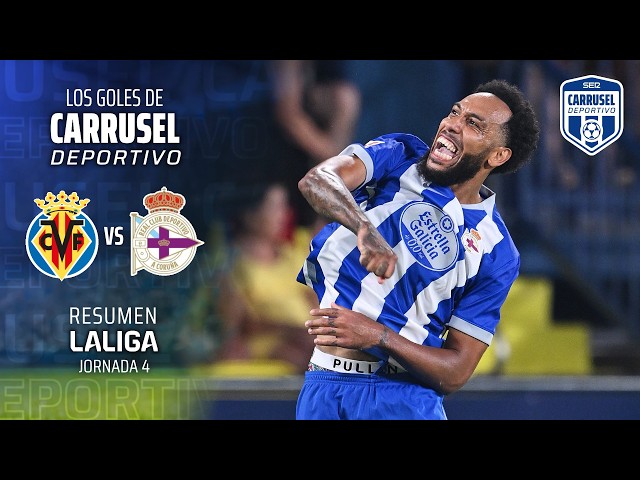¡A Coruña, rendida a AUBAMEYANG! - Resumen de goles del Villarreal CF 2-3 Deportivo La Coruña