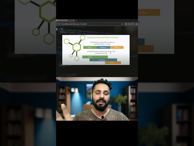 Async vs Sync in JavaScript & Node.js | Interview Question in Hindi #Shorts