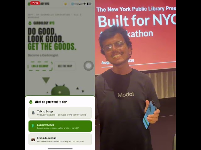 Garbology NYC Product Demo by Roshan Sharma | Build for NYC Hackathon 2026 by NYPL X MLH