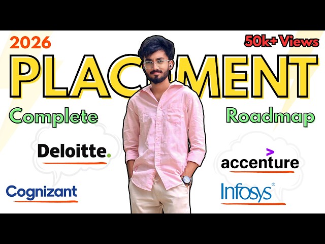 How to Get Placed in Cognizant/Accenture/Wipro (Full Roadmap 2026)
