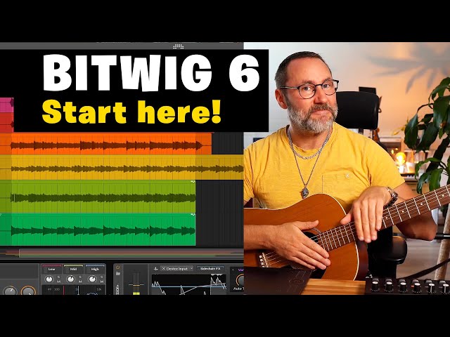 Bitwig 6 Guitar Recording & Mixing for Beginners (Full Guide)