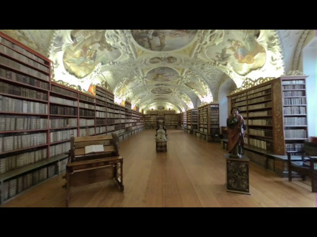 A Monastery Library on Your VR180 Holiday