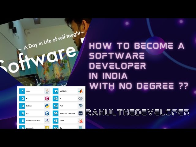 How i Become self taught software developer in India without any degree (Hindi)