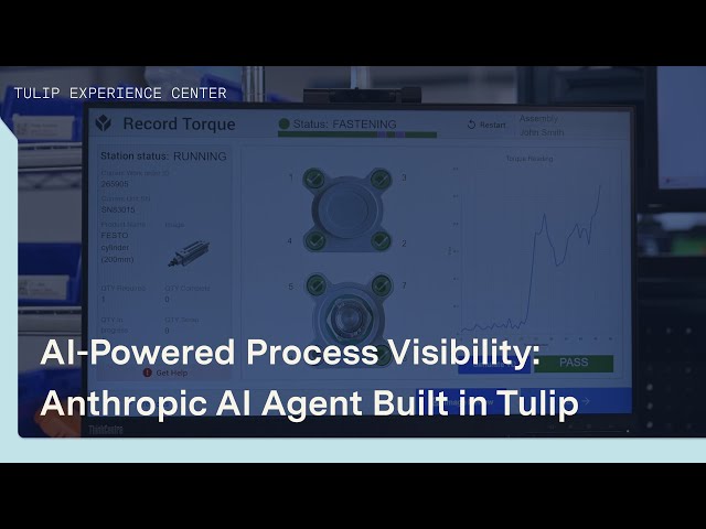 No-Code LLM Integration with Tulip & Anthropic