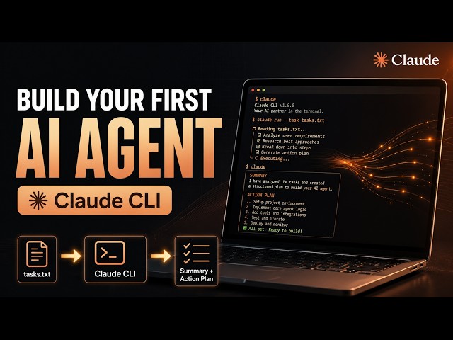 Build Your First AI Agent with Claude CLI | Step-by-Step Tutorial
