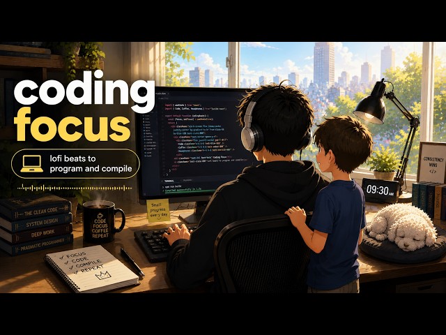 coding focus 💻 lofi beats to program and compile