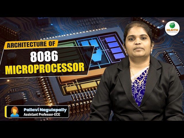 ARCHITECTURE OF 8086 MICROPROCESSOR | BY MRS. PALLAVI NAGULAPALLY || MLRITM