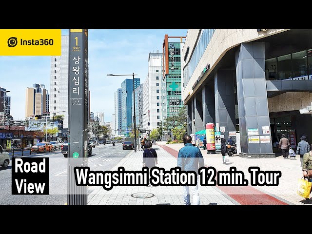 Wangsimni Station 12 minutes Tour | 4K | Ep.271 | Insta360 One X