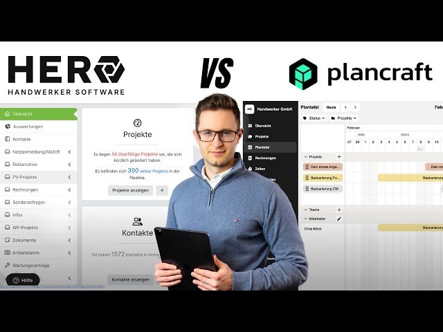 Plancraft vs. Hero - Which is better for craft, construction and industrial companies?