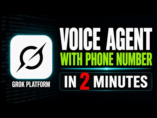 Grok Voice Agent: AI Receptionist in 2 Minutes