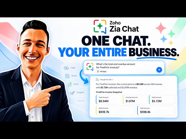 Zia Chat || Built-in LLM Across Zoho