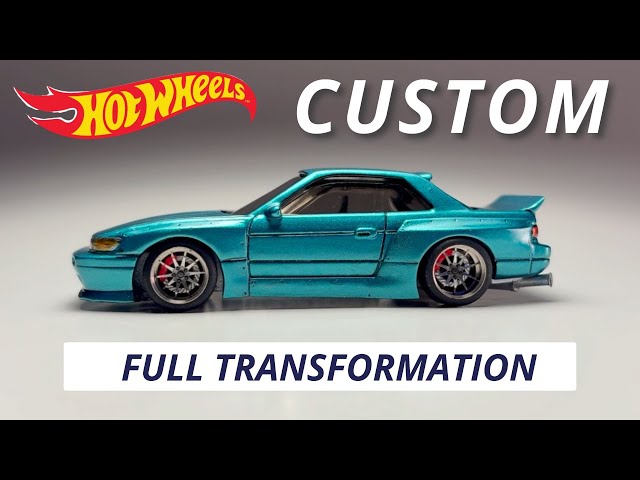 Turning a $1 Hot Wheels Into a JDM Masterpiece (Silvia S13 Build)