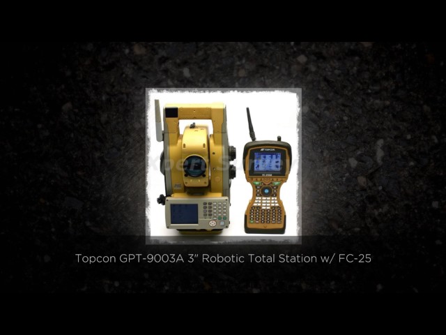 Topcon GPT-9003A 3" Robotic Total Station w/ FC-2500 Data Co