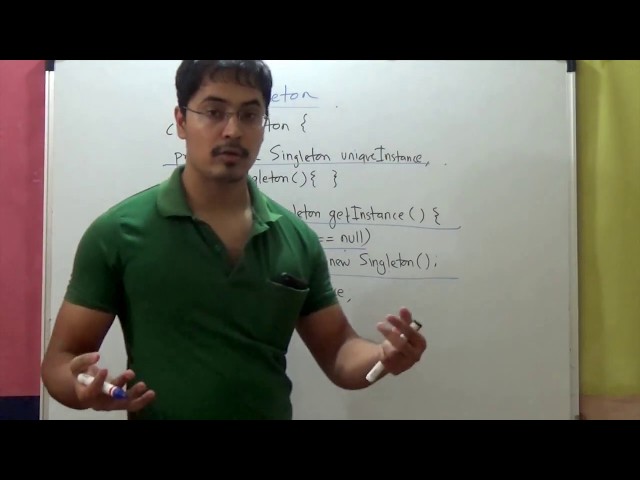 Singleton pattern - design patterns (ep 7)