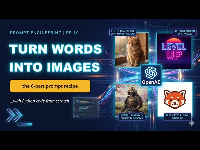 Stop Getting Ugly AI Images (Use This 6-Step Python Recipe) #PromptEngineering #openai #gptimage