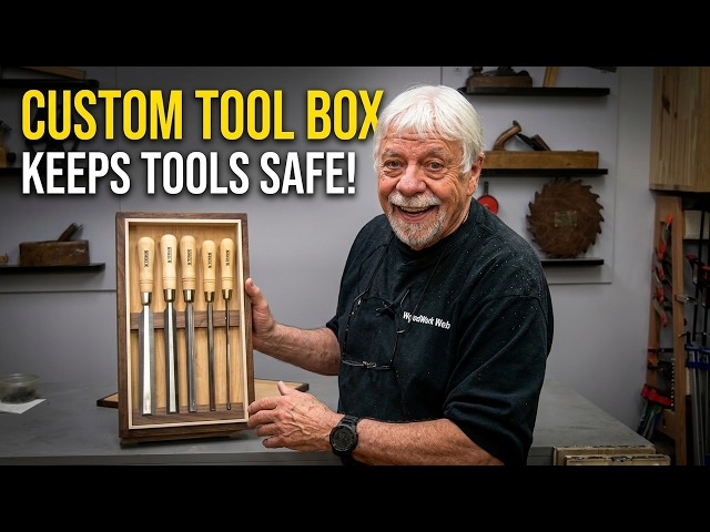 DIY Custom Wooden Chisel Box That Keeps Your Tools Safe