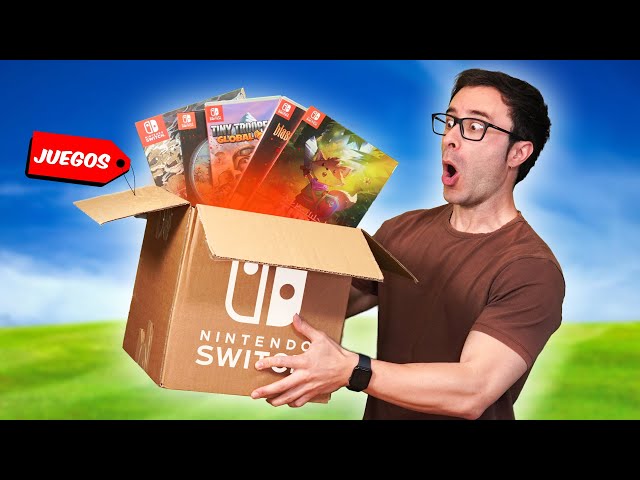 Opening the MYSTERY BOX of NINTENDO SWITCH GAMES 😱