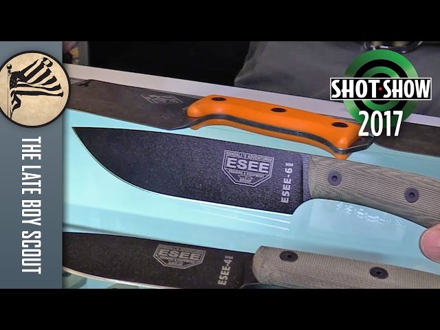 ESEE 6 HM Knife and More: SHOT Show 2017