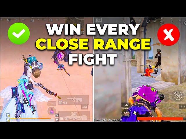 How to Improve Close Range Fights in BGMI & PUBG Mobile | Close Range Tips & Tricks