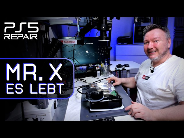 PS5 Slim Repair Mr. X, Frankenstein erwacht | PCB Solder Berlin