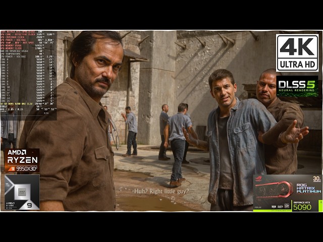 DLSS 5 Neural Rendering Test In Uncharted 4: A Thief's End | MATRIX RTX 5090 | AMD Ryzen 9 9950X3D2