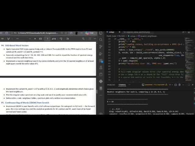 p4:SVD-Based Word Vectors
