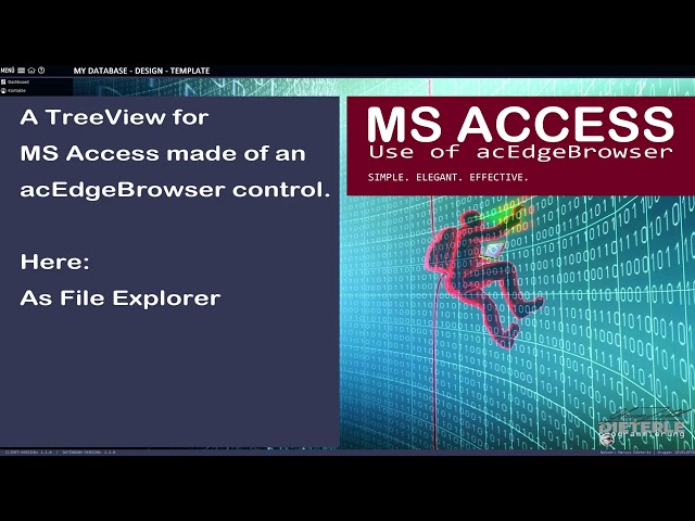 Preview MS Access TreeView & SQL to HTM
