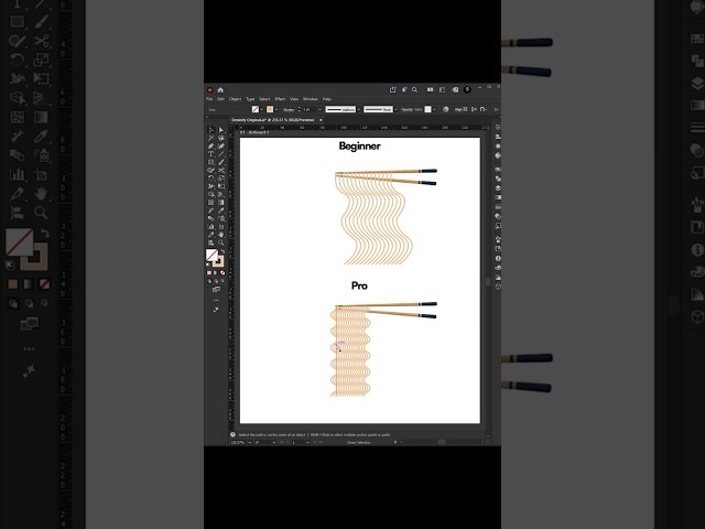 How to Draw Realistic Noodles in Adobe Illustrator 2026