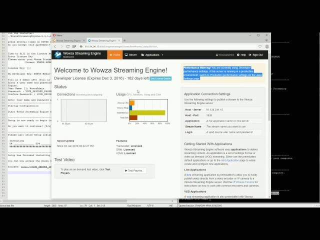 WowzaStreamingEngine 4.x Installation on Ubuntu 14.04/16.04 Server