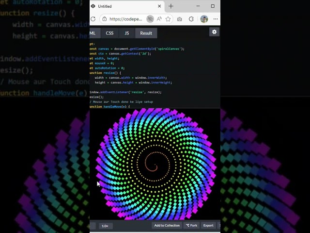 HTML CSS JS Animation #shorts #youtubeshorts  #youtube #html #css #javascript