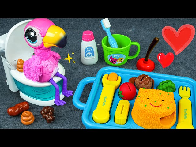 60 Minutes Ultimate Cooking Toys Playset, Satisfying Unboxing Flamingo Kitchen Set ASMR |Tina Review