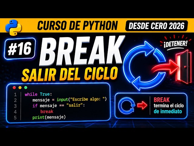 Curso de Python desde Cero 2026 | Break