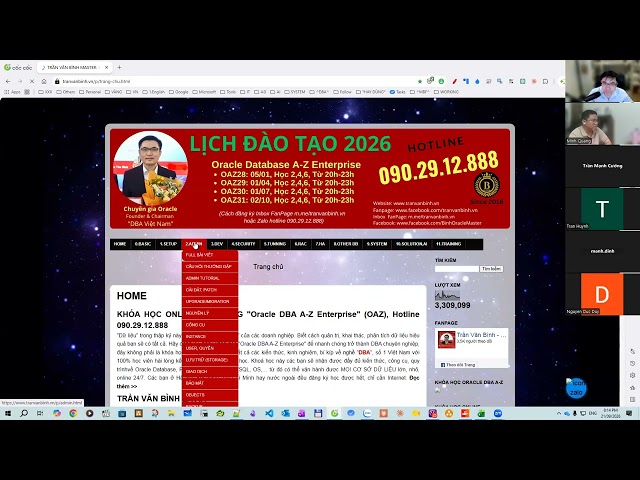 Session 08 - Before Class | Tran Van Binh - Database Master