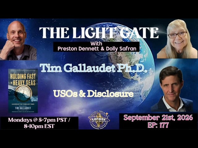 The Light Gate Episode #177: Admiral Tim Gallaudet - Unidentified Submersible Objects