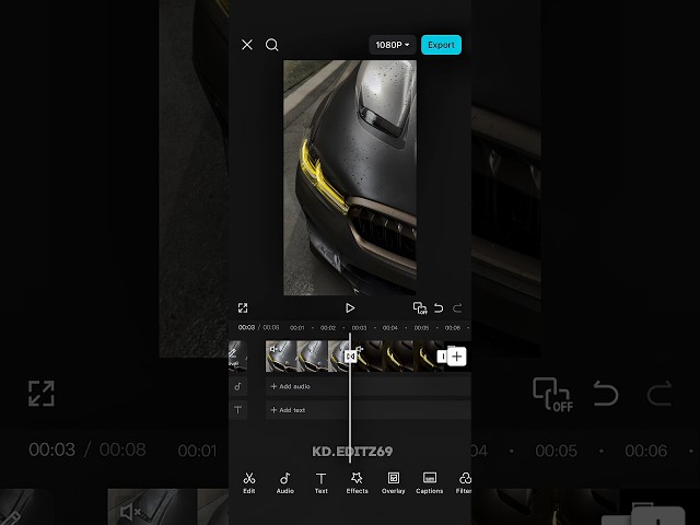 Capcut tutorial on shake + zoom in #bmw #capcut #capcuttutorial #edit #reels #shorts