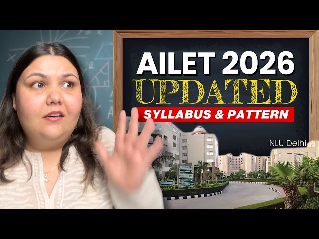 Don’t Start AILET Prep Without Watching This! ⚠️ | 2026 Syllabus Breakdown
