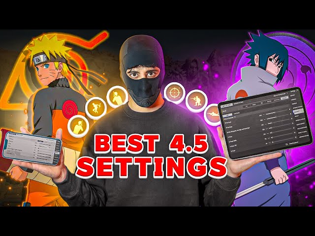 Best 4.5 Settings for Phone & iPad 🔥 | أفضل إعدادات بعد التحديث للجوال والآيباد❗️