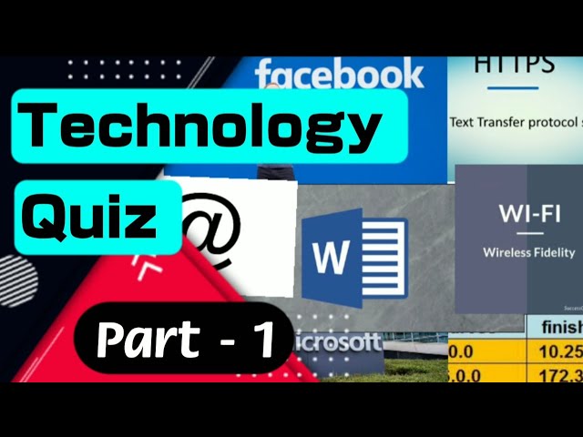 Technology and Internet Quiz | Part -1|  General Knowledge | World's Knowledge Book