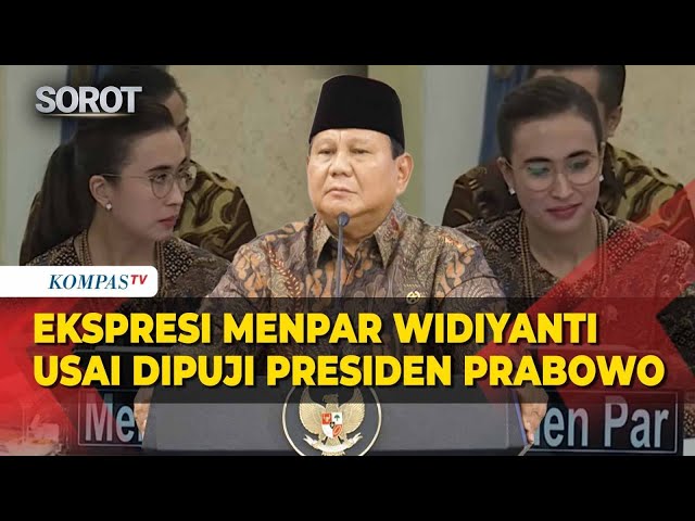 Ekspresi Menpar Widiyanti usai Dipuji Presiden Prabowo Terkait Capaian Bidang Pariwisata