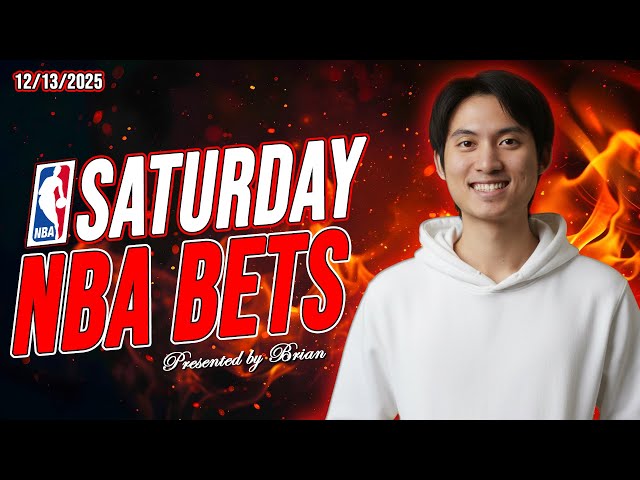 (3-0 SWEEP!🧹) BEST NBA PRIZEPICKS | SATURDAY | 12/13/25 | FREE NBA Best Bets and Player Props