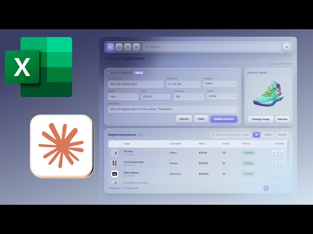 Modern Web Form in Excel with HTML, CSS, and C# VSTO — No VBA required