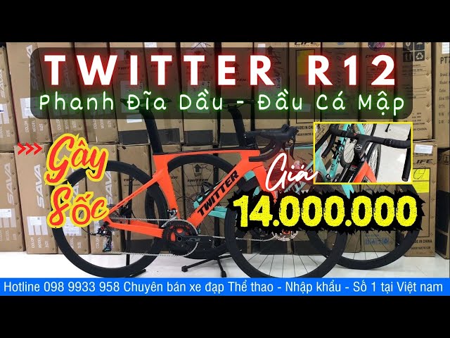 TWITTER R12 phanh đĩa dầu-Đầu cá mập GIÁ 14.000.000 RẺ 0 LỐI THOÁT - Mầu cam mới cực nổi| 0989933958