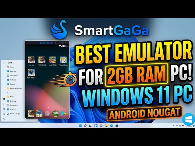 How to Install SmartGaGa Android Emulator Nougat Version on Windows PC