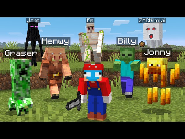 8 Idiots Shapeshift in Minecraft...