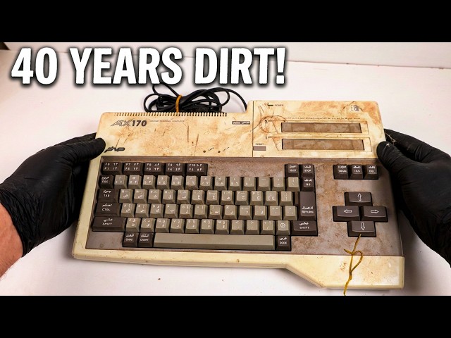 Restoring a 40-Year-Old Sakhr AX-170 MSX Computer - ASMR Transformation