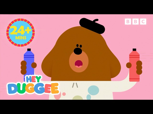 Creative Learning Arts & Crafts With The Squirrels 🎨 🖍️ | Hey Duggee