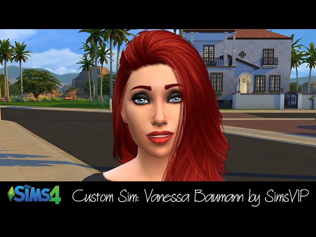 Custom Sim: Vanessa Baumann by SimsVIP