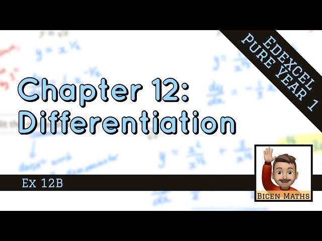 Differentiation 2 • Differentiation by First Principles • P1 Ex12B • 🤖