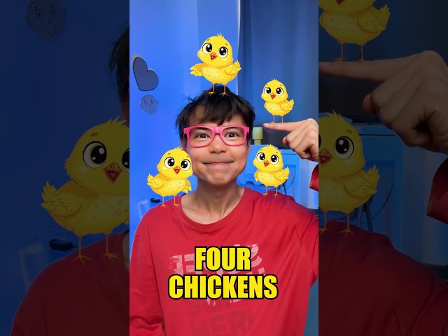 🐔 Let's Count Chickens! Fun with Numbers & Games 🎉 #learning #fun