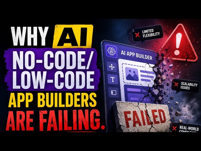 Why AI No-Code/Low-Code App Builders Are Failing